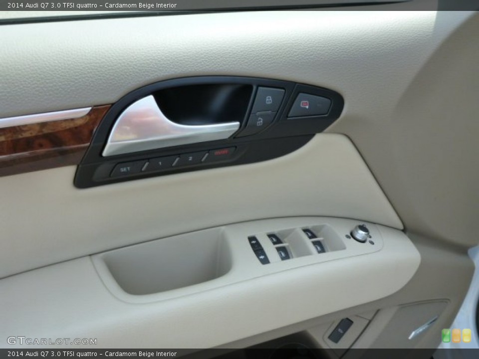 Cardamom Beige Interior Controls for the 2014 Audi Q7 3.0 TFSI quattro #84371085
