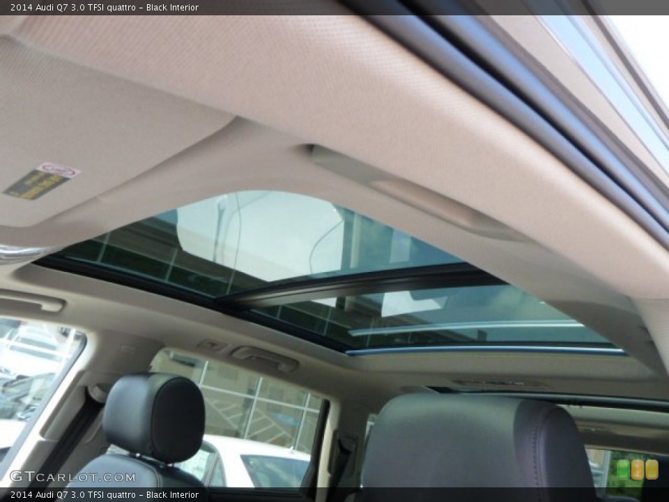 Black Interior Sunroof for the 2014 Audi Q7 3.0 TFSI quattro #84371448