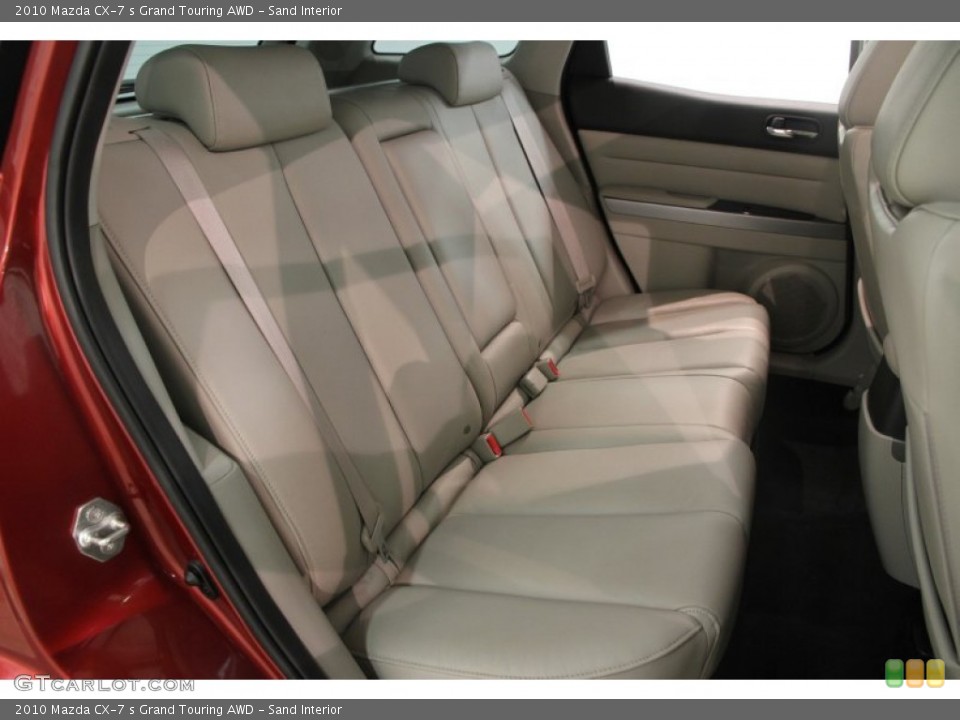 Sand Interior Rear Seat for the 2010 Mazda CX-7 s Grand Touring AWD #84373992