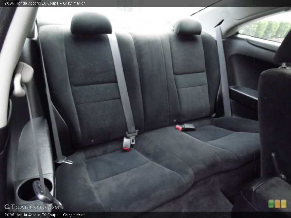 Gray Interior Rear Seat for the 2006 Honda Accord EX Coupe #84375687