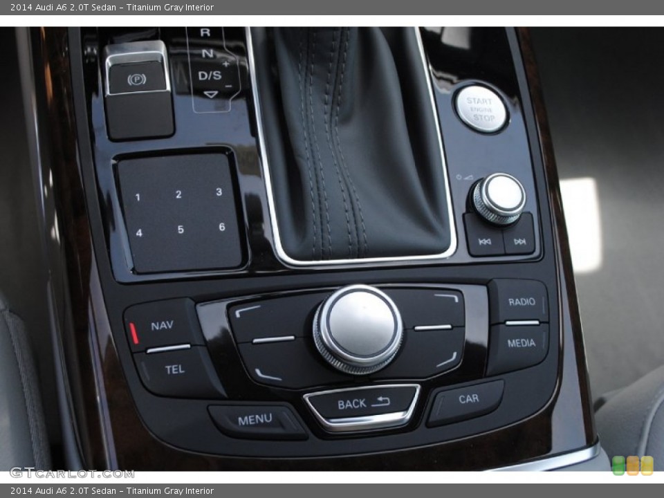 Titanium Gray Interior Controls for the 2014 Audi A6 2.0T Sedan #84375840