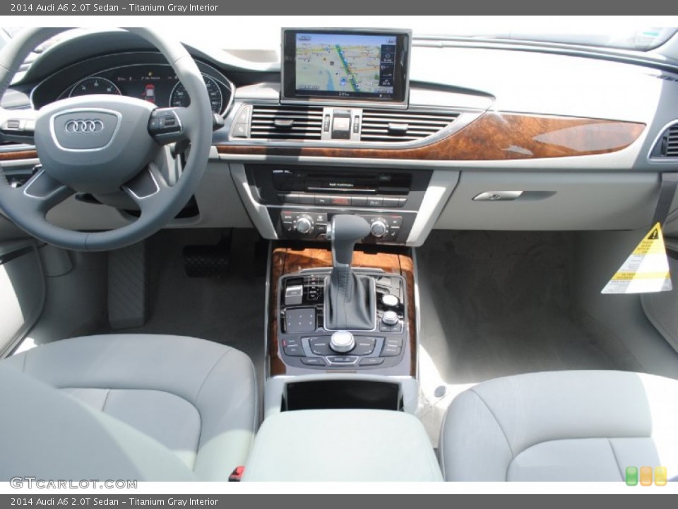 Titanium Gray Interior Dashboard for the 2014 Audi A6 2.0T Sedan #84375924