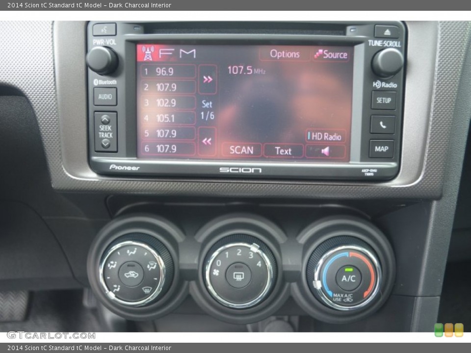 Dark Charcoal Interior Controls for the 2014 Scion tC  #84376170