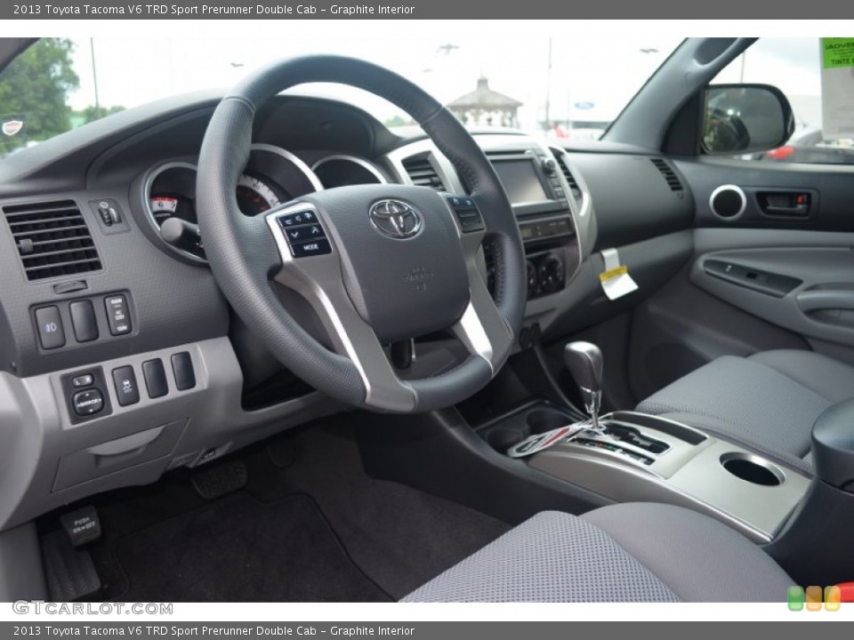 Graphite Interior Photo for the 2013 Toyota Tacoma V6 TRD Sport Prerunner Double Cab #84376434