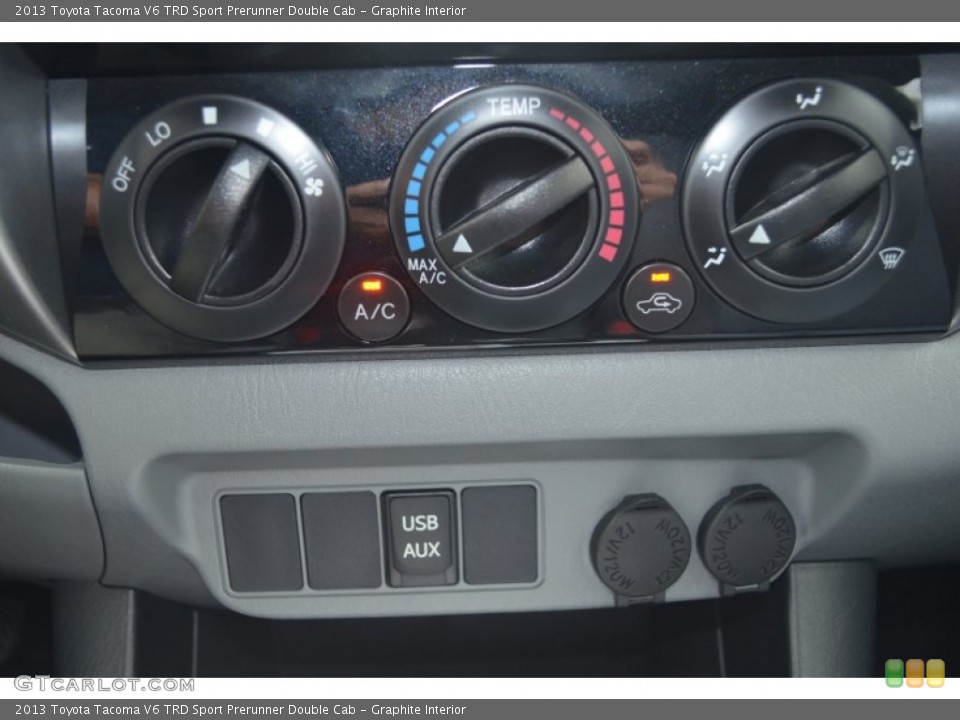 Graphite Interior Controls for the 2013 Toyota Tacoma V6 TRD Sport Prerunner Double Cab #84376554