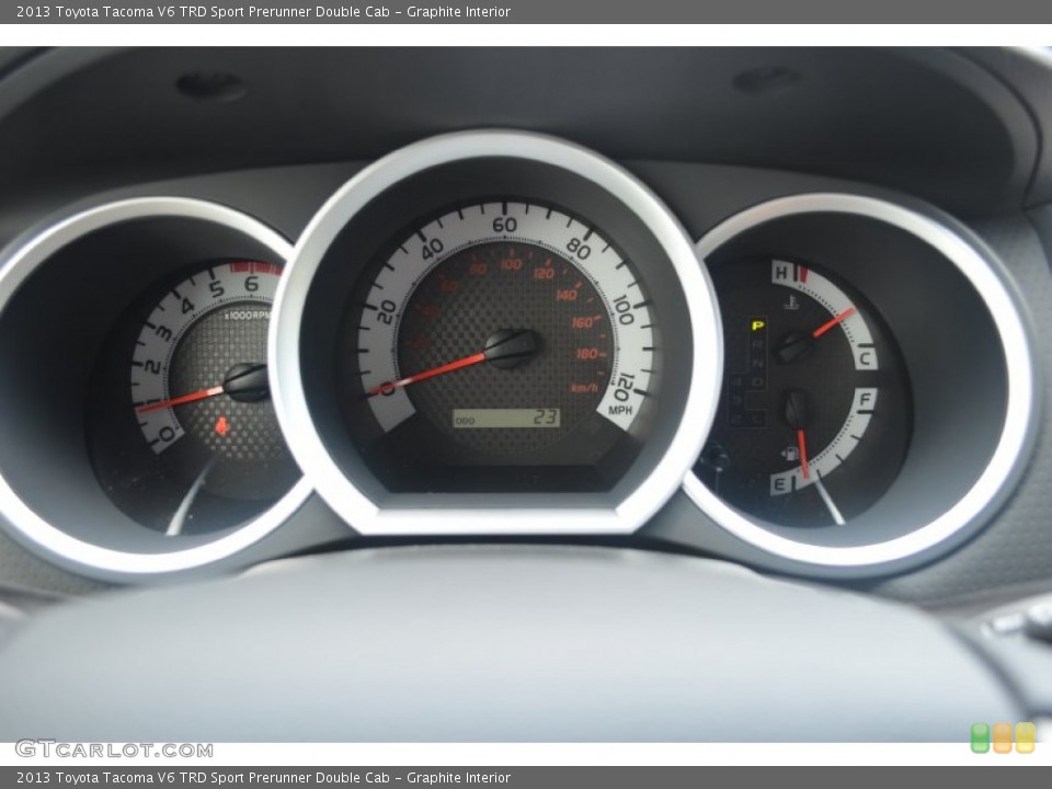 Graphite Interior Gauges for the 2013 Toyota Tacoma V6 TRD Sport Prerunner Double Cab #84376662
