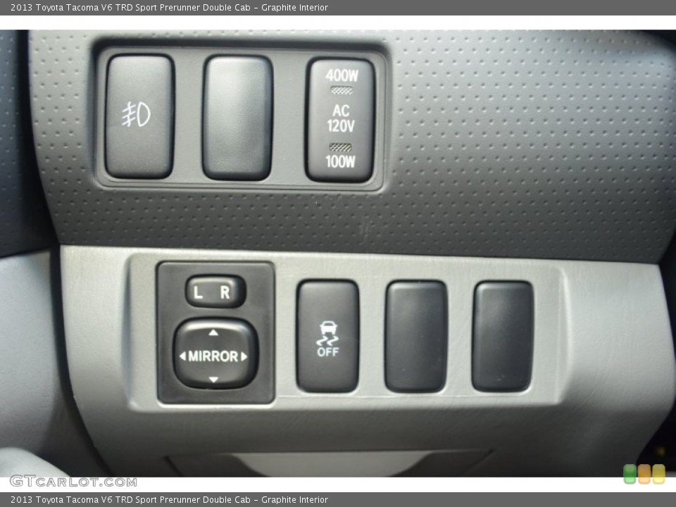 Graphite Interior Controls for the 2013 Toyota Tacoma V6 TRD Sport Prerunner Double Cab #84376683