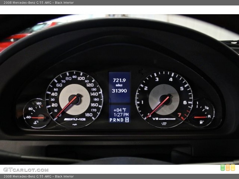 Black Interior Gauges for the 2008 Mercedes-Benz G 55 AMG #84378555