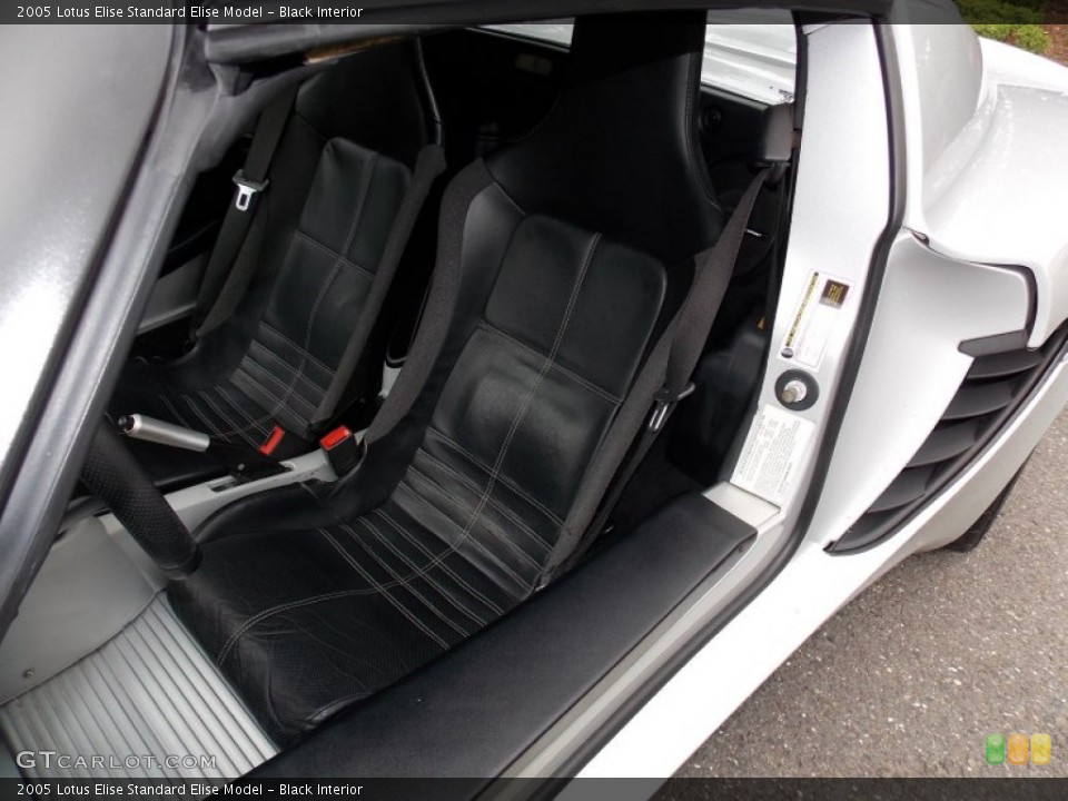 Black Interior Front Seat for the 2005 Lotus Elise  #84383682