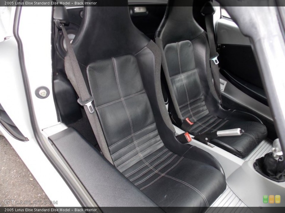 Black Interior Front Seat for the 2005 Lotus Elise  #84383775