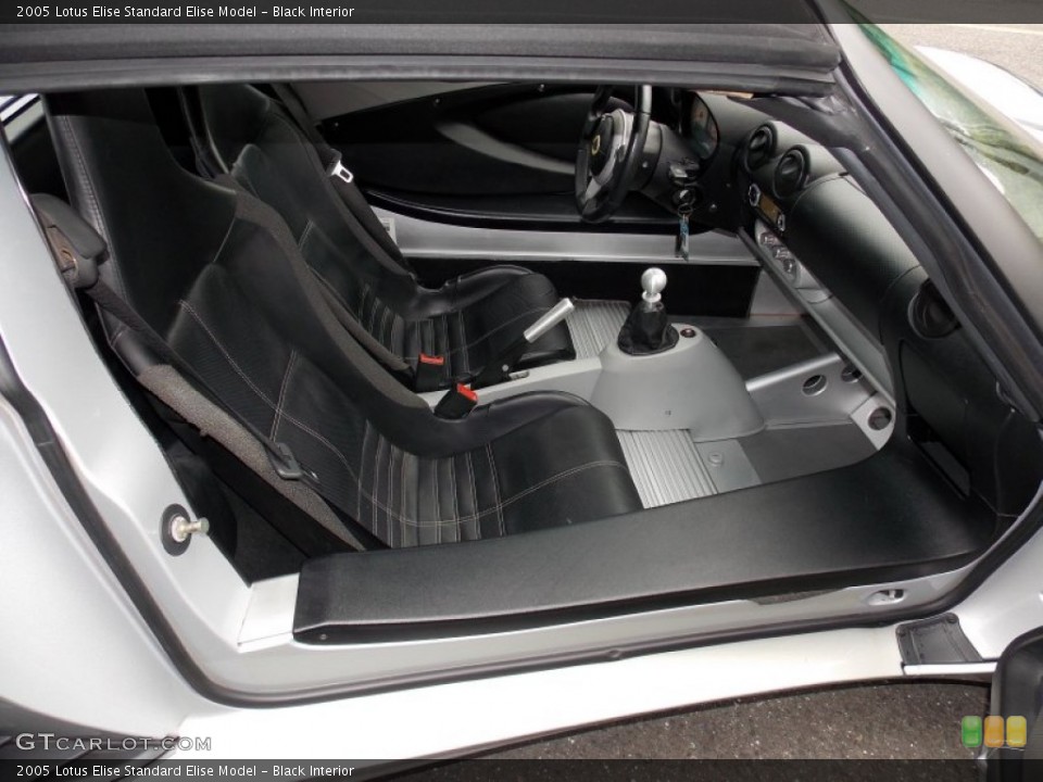 Black Interior Front Seat for the 2005 Lotus Elise  #84383799