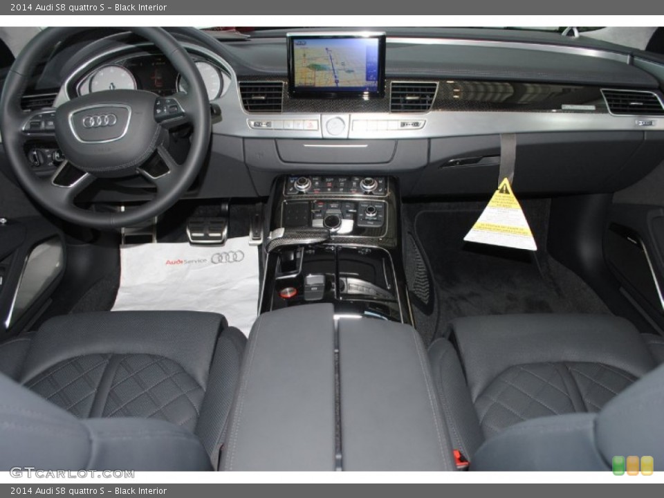 Black Interior Photo for the 2014 Audi S8 quattro S #84383889