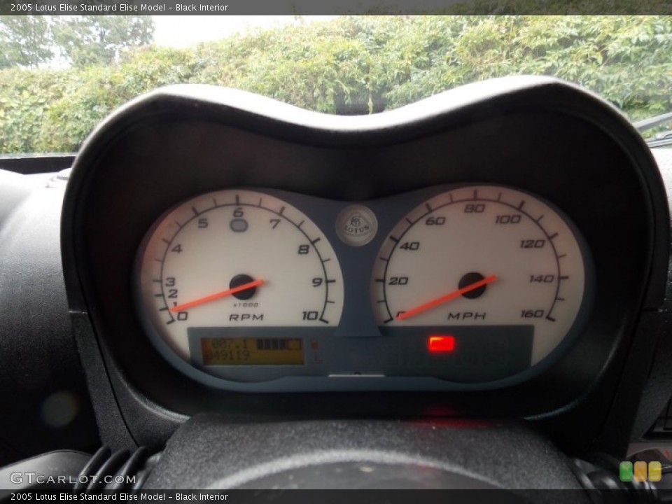 Black Interior Gauges for the 2005 Lotus Elise  #84384012