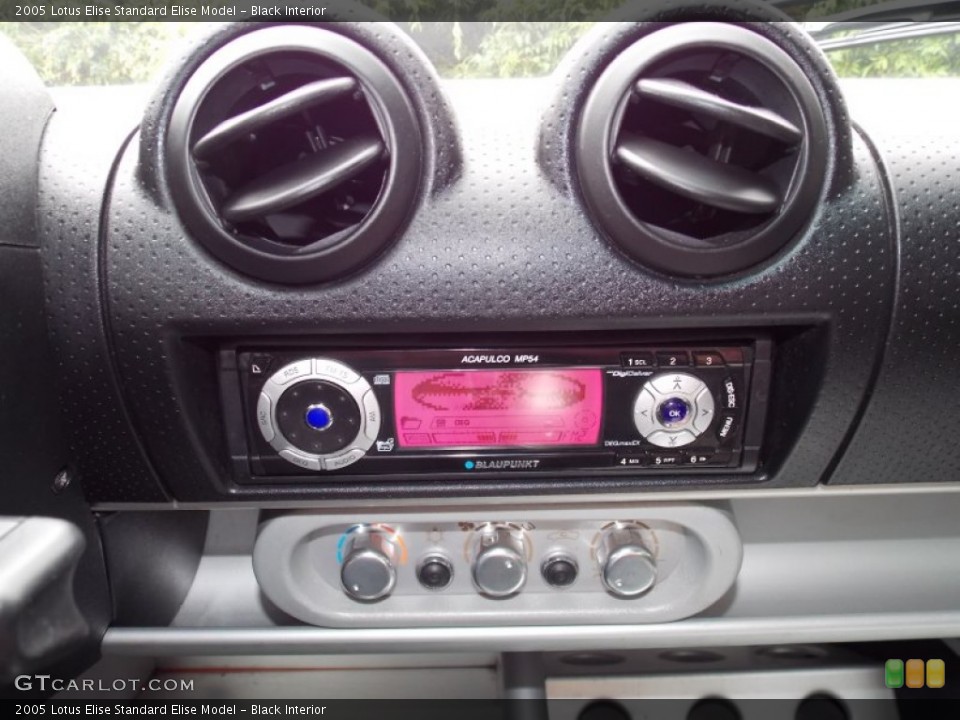Black Interior Audio System for the 2005 Lotus Elise  #84384054