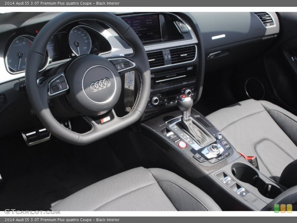 Black Interior Controls for the 2014 Audi S5 3.0T Premium Plus quattro Coupe #84384360