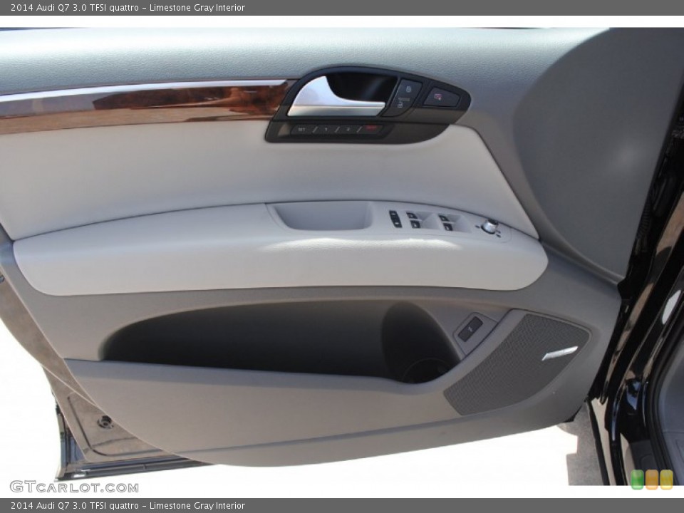 Limestone Gray Interior Door Panel for the 2014 Audi Q7 3.0 TFSI quattro #84385881