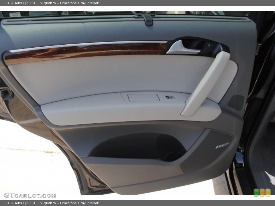 Limestone Gray Interior Door Panel for the 2014 Audi Q7 3.0 TFSI quattro #84386307