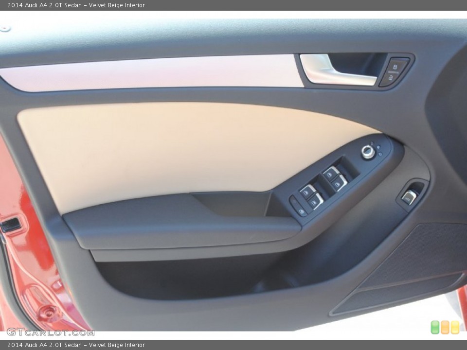 Velvet Beige Interior Door Panel for the 2014 Audi A4 2.0T Sedan #84388536