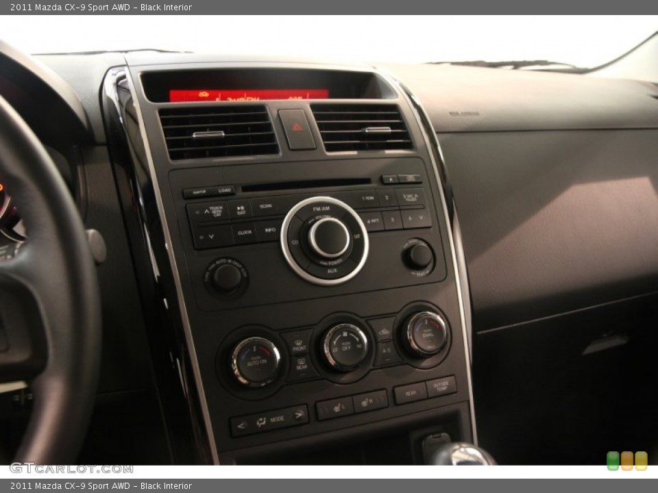 Black Interior Controls for the 2011 Mazda CX-9 Sport AWD #84388929