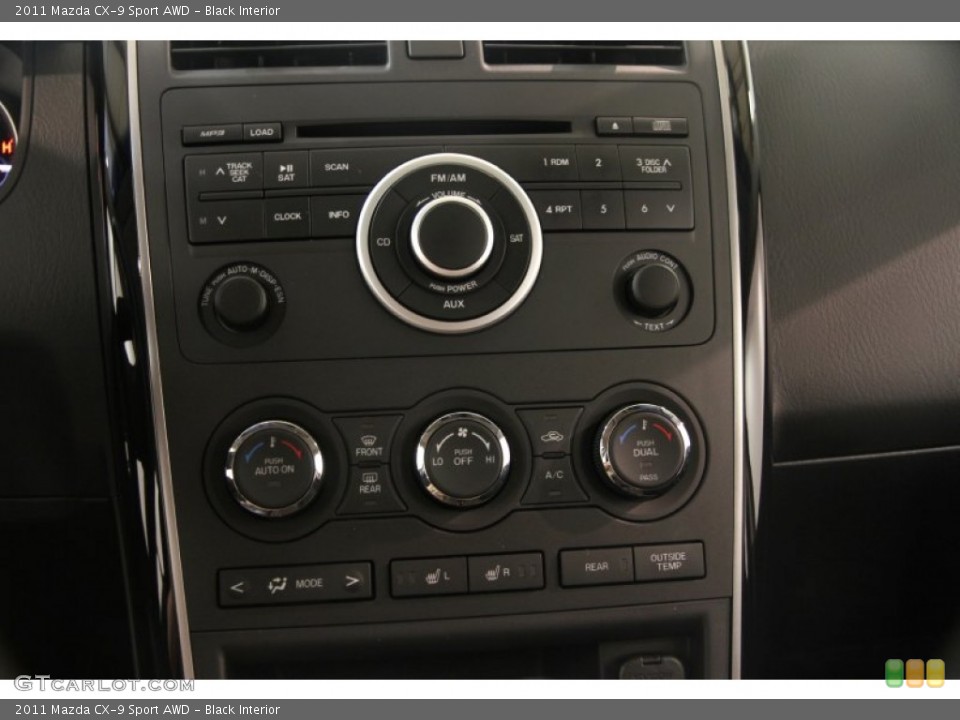 Black Interior Controls for the 2011 Mazda CX-9 Sport AWD #84388953