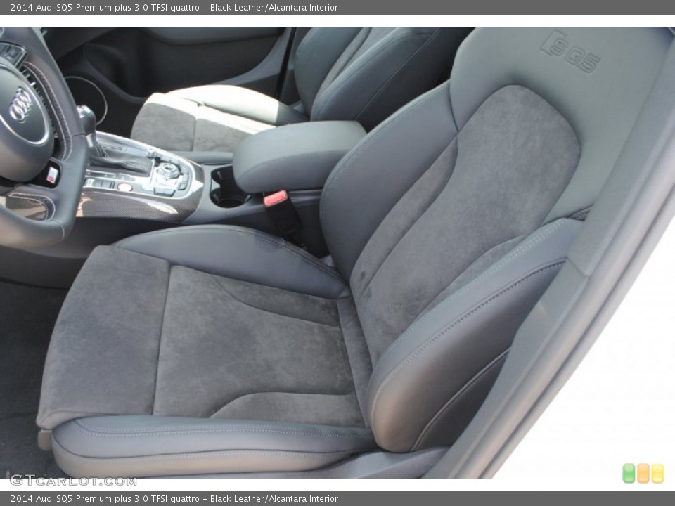 Black Leather/Alcantara Interior Front Seat for the 2014 Audi SQ5 Premium plus 3.0 TFSI quattro #84389394