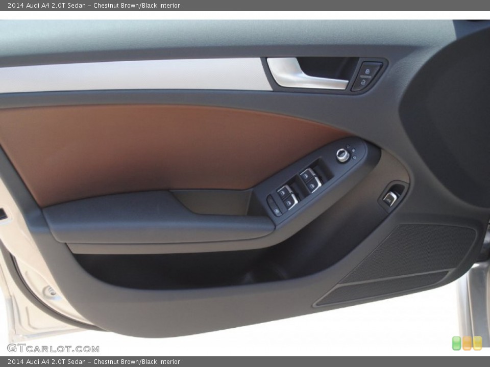 Chestnut Brown/Black Interior Door Panel for the 2014 Audi A4 2.0T Sedan #84390261