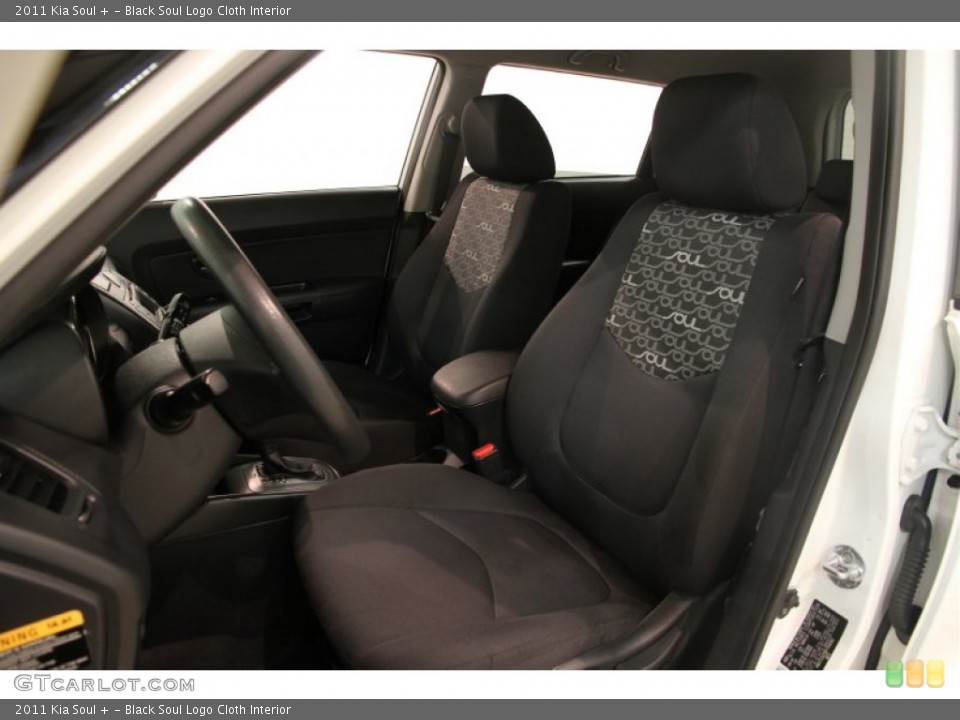 Black Soul Logo Cloth Interior Front Seat for the 2011 Kia Soul + #84395967
