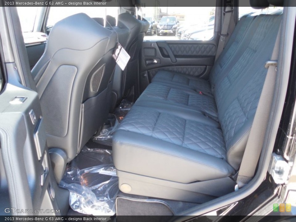 designo Black Interior Rear Seat for the 2013 Mercedes-Benz G 63 AMG #84396681
