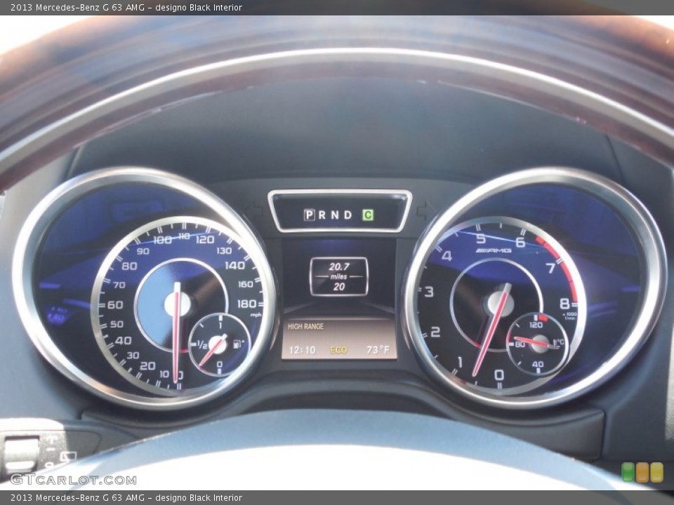 designo Black Interior Gauges for the 2013 Mercedes-Benz G 63 AMG #84396774