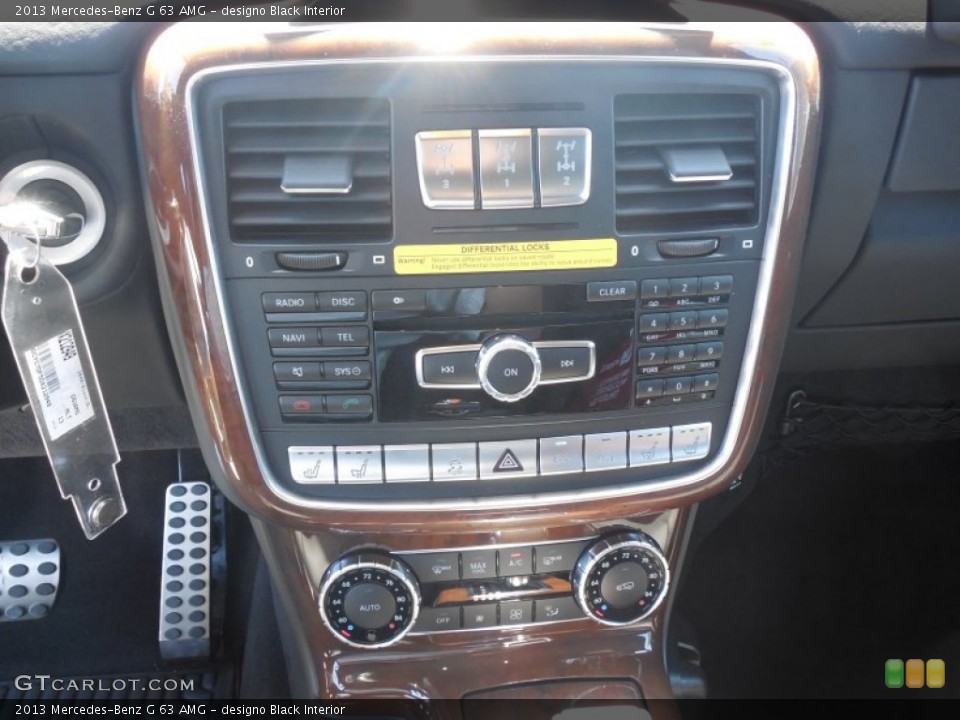 designo Black Interior Controls for the 2013 Mercedes-Benz G 63 AMG #84396819