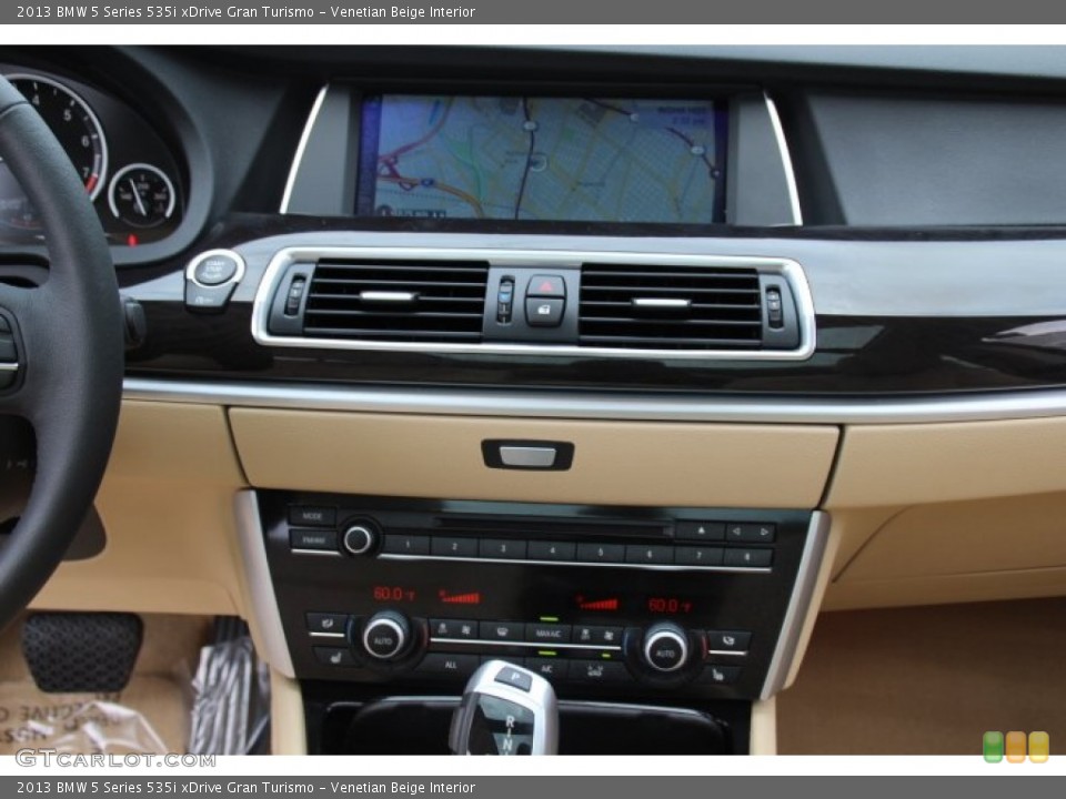 Venetian Beige Interior Controls for the 2013 BMW 5 Series 535i xDrive Gran Turismo #84397294