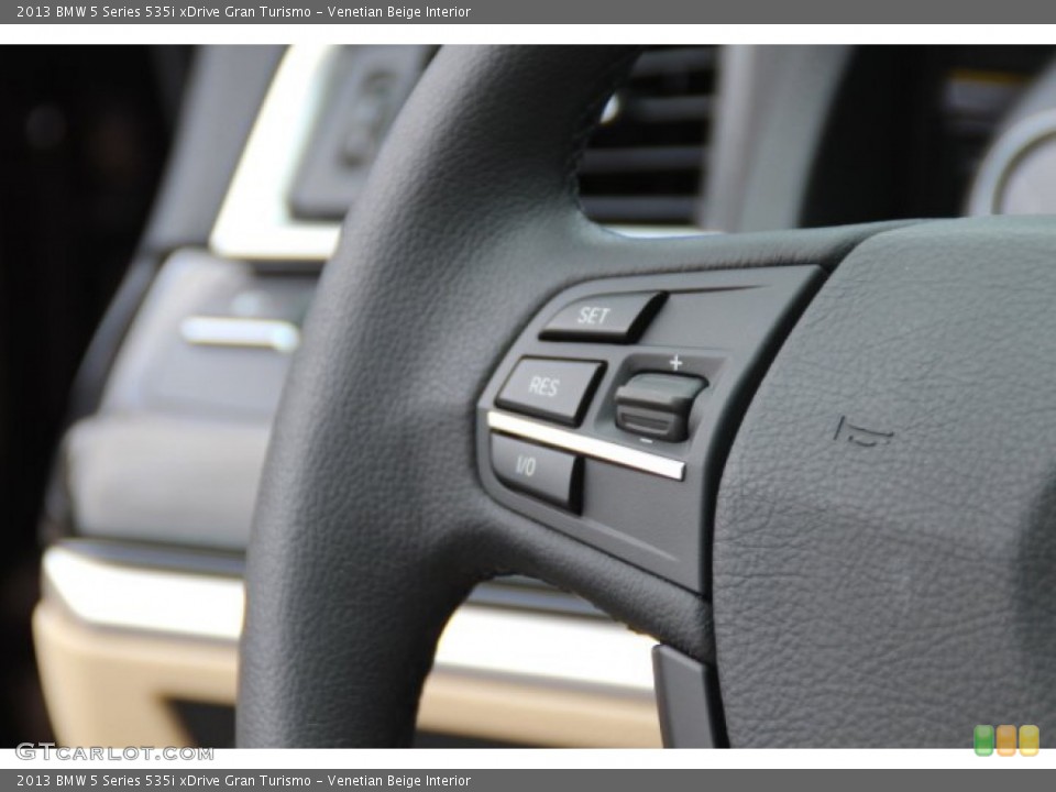 Venetian Beige Interior Controls for the 2013 BMW 5 Series 535i xDrive Gran Turismo #84397347