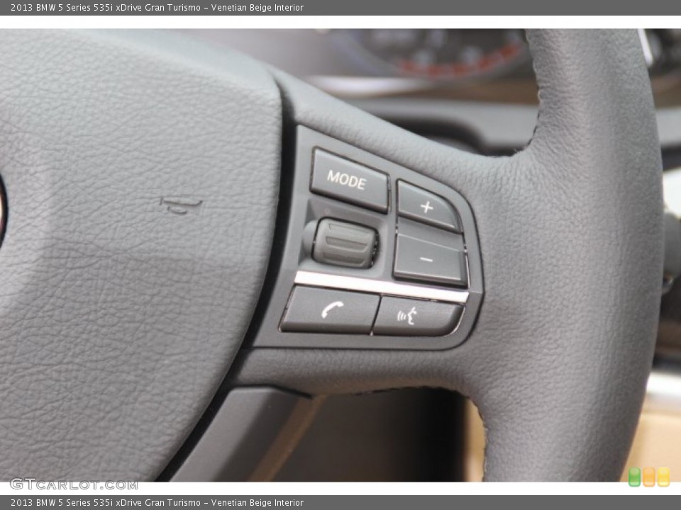 Venetian Beige Interior Controls for the 2013 BMW 5 Series 535i xDrive Gran Turismo #84397368