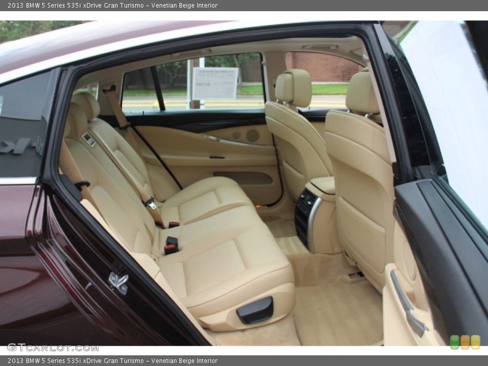 Venetian Beige Interior Rear Seat for the 2013 BMW 5 Series 535i xDrive Gran Turismo #84397479