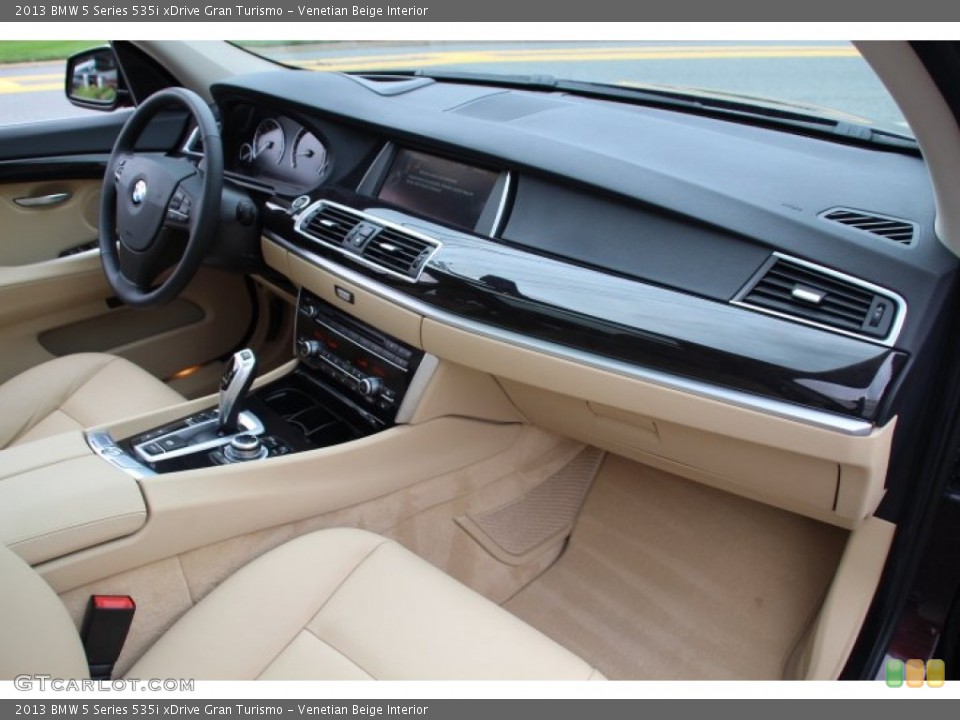 Venetian Beige Interior Dashboard for the 2013 BMW 5 Series 535i xDrive Gran Turismo #84397536