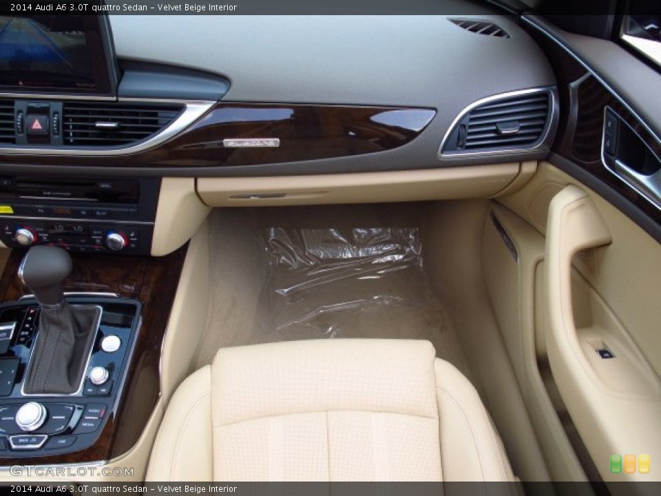 Velvet Beige Interior Dashboard for the 2014 Audi A6 3.0T quattro Sedan #84398391