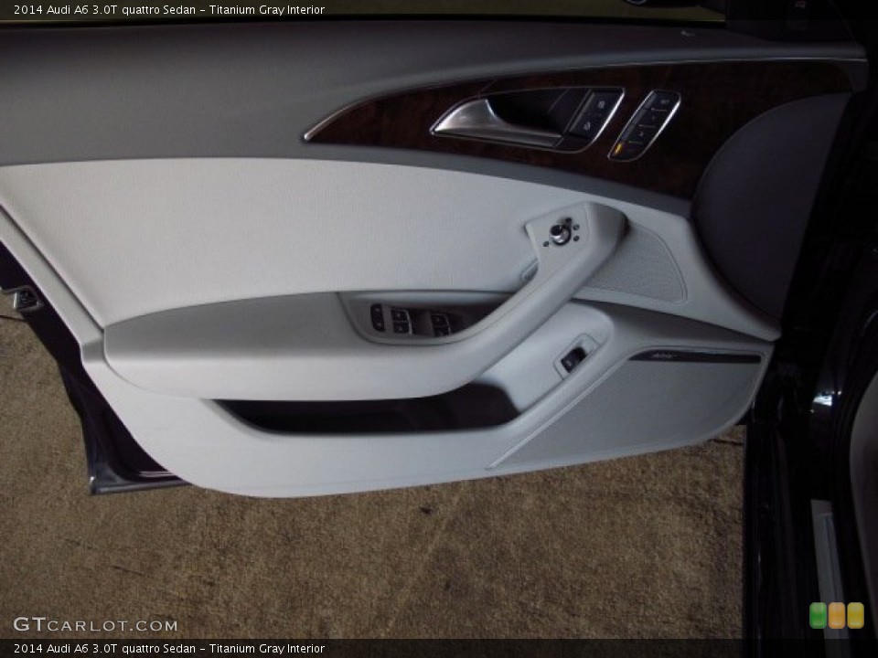 Titanium Gray Interior Door Panel for the 2014 Audi A6 3.0T quattro Sedan #84398805