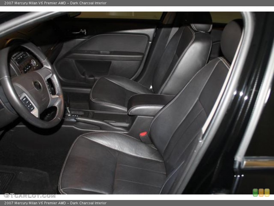 Dark Charcoal Interior Front Seat for the 2007 Mercury Milan V6 Premier AWD #84401112