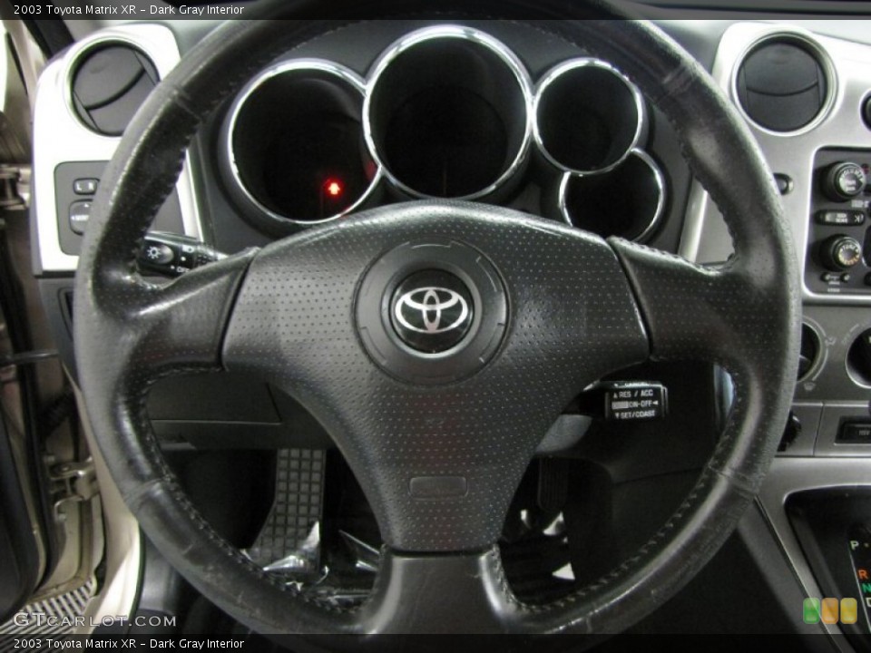 Dark Gray Interior Steering Wheel for the 2003 Toyota Matrix XR #84401667