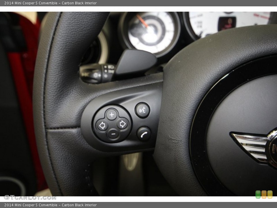 Carbon Black Interior Controls for the 2014 Mini Cooper S Convertible #84402795
