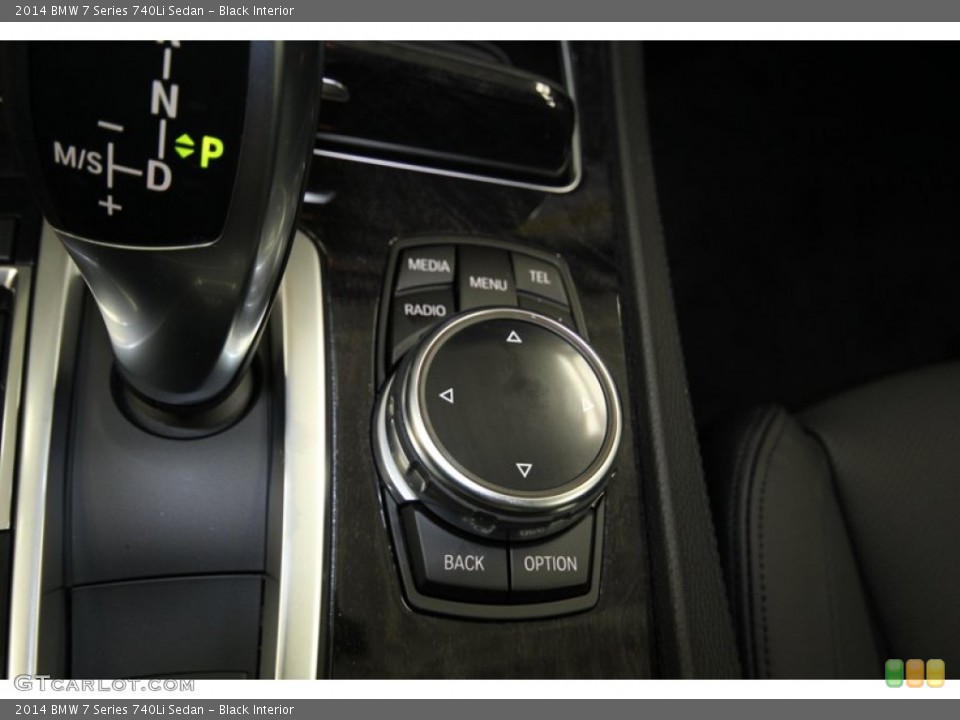 Black Interior Controls for the 2014 BMW 7 Series 740Li Sedan #84402966