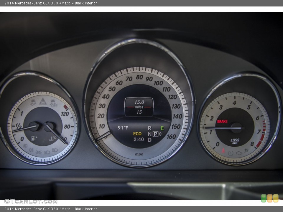 Black Interior Gauges for the 2014 Mercedes-Benz GLK 350 4Matic #84406565