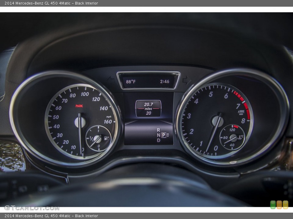 Black Interior Gauges for the 2014 Mercedes-Benz GL 450 4Matic #84408266