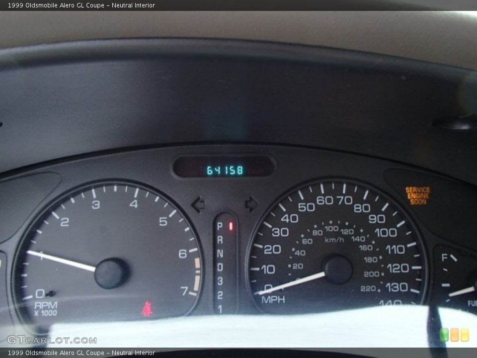Neutral Interior Gauges for the 1999 Oldsmobile Alero GL Coupe #84410213
