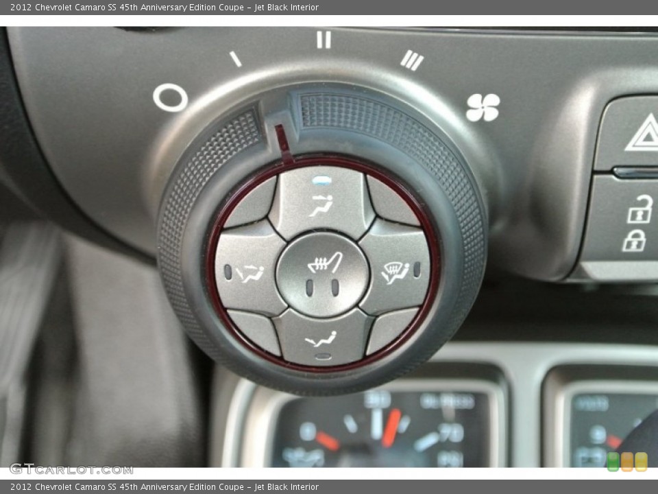 Jet Black Interior Controls for the 2012 Chevrolet Camaro SS 45th Anniversary Edition Coupe #84412913