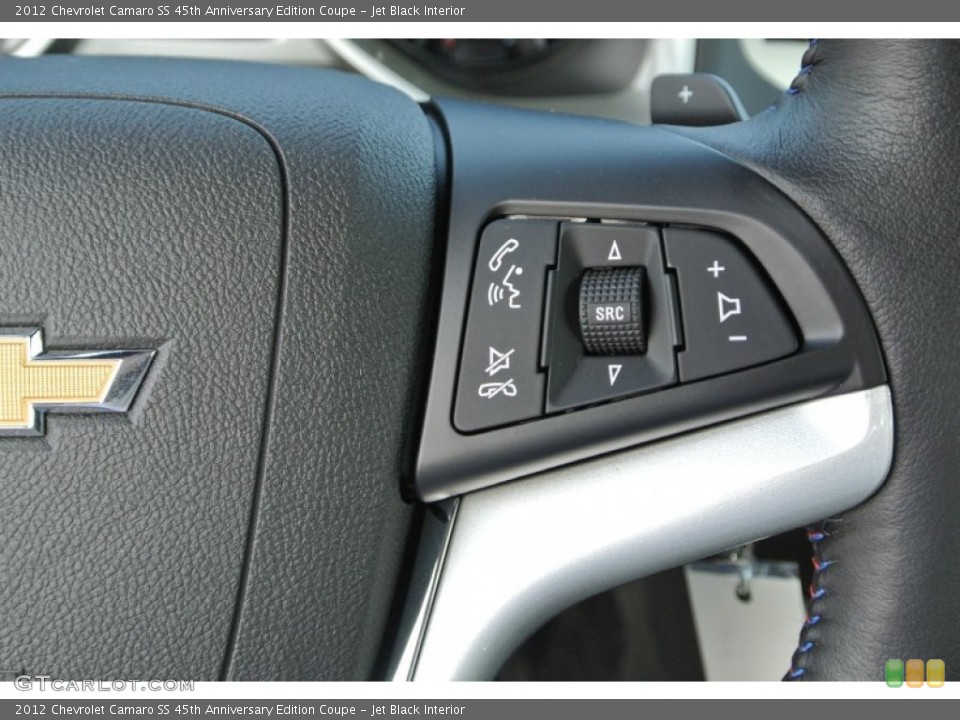 Jet Black Interior Controls for the 2012 Chevrolet Camaro SS 45th Anniversary Edition Coupe #84412982