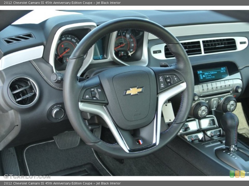 Jet Black Interior Steering Wheel for the 2012 Chevrolet Camaro SS 45th Anniversary Edition Coupe #84413237