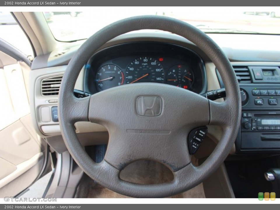 Ivory Interior Steering Wheel for the 2002 Honda Accord LX Sedan #84415235