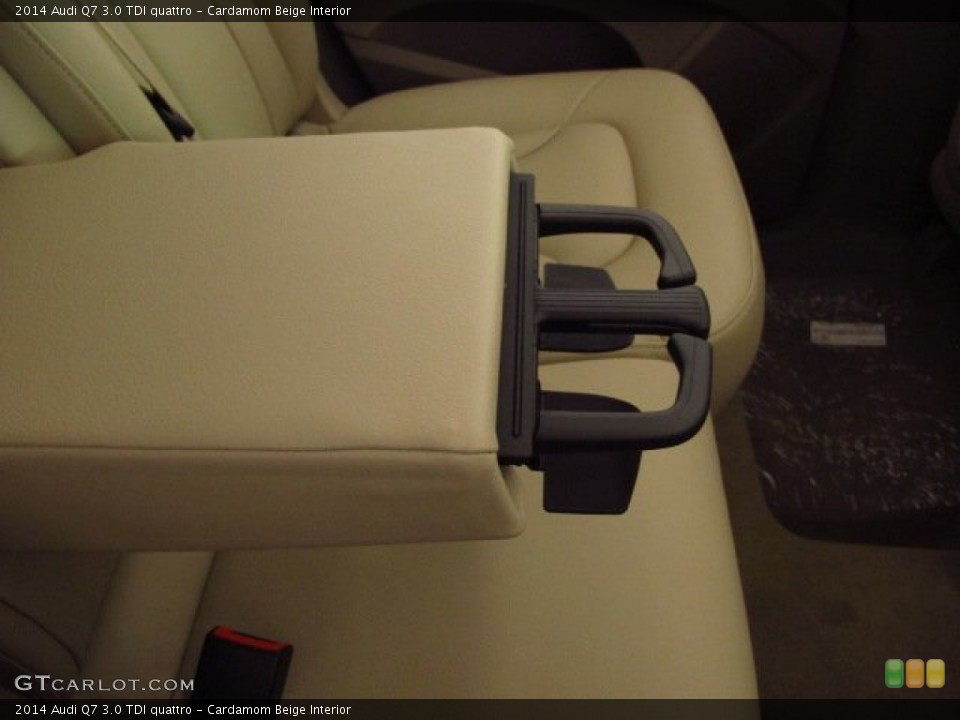 Cardamom Beige Interior Rear Seat for the 2014 Audi Q7 3.0 TDI quattro #84416813