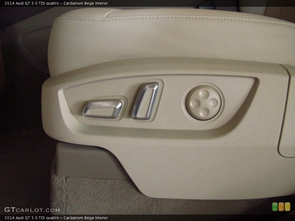 Cardamom Beige Interior Controls for the 2014 Audi Q7 3.0 TDI quattro #84416854